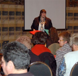 Penny at a workshop